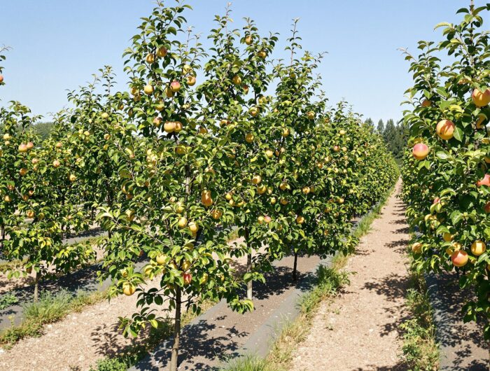 Kristályos műtrágya alkalmazása gyümölcsfáknál - alma és őszibarack faiskola
