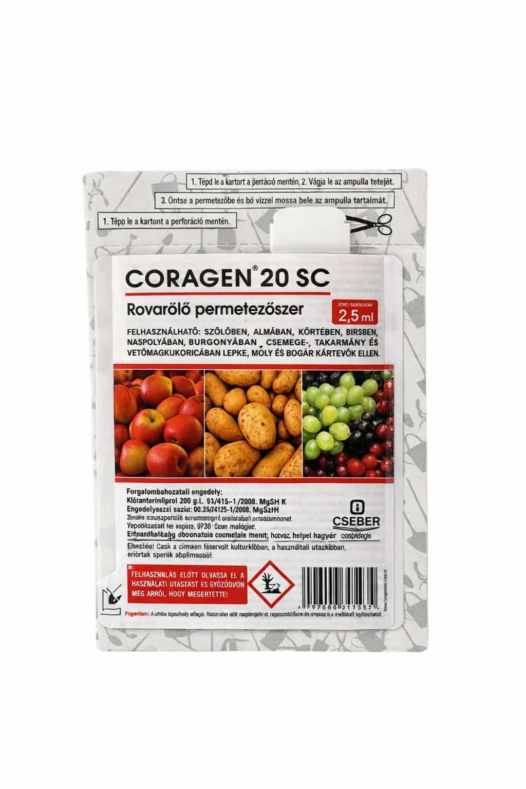 A Coragen 20 SC korszerű rovarölő permetezőszer lepke‑ és bogárkártevők ellen