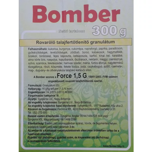 Bomber 1,5 G 0,5