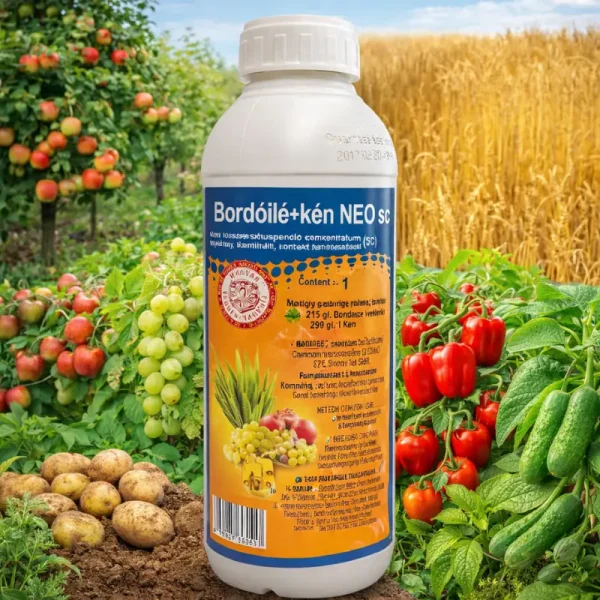 Bordói Lé + Kén – Kombinált réz‑ és kén‑alapú gombaölő szer széles spektrumú védelemre