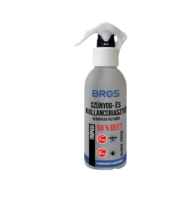 Bros Szúnyog és Kullancsriasztó trópusi, szórófejes 130ml (50% DEET)