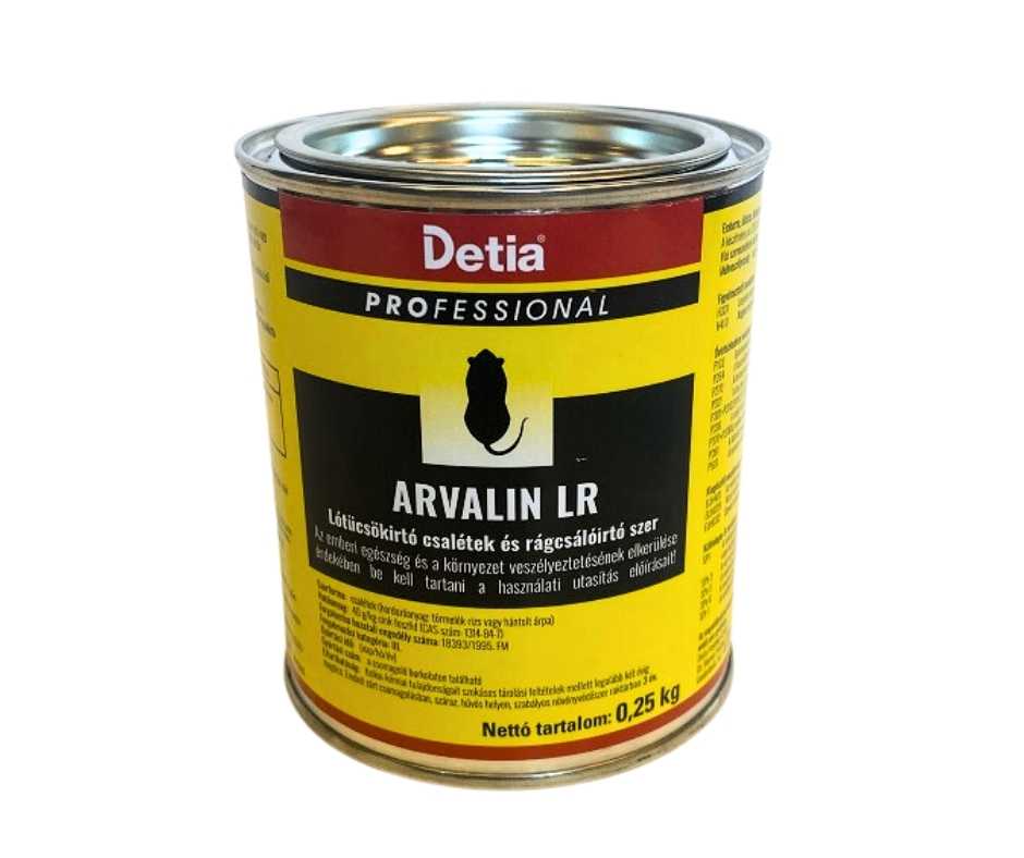 Arvalin LR 0,25kg - Lótücsök Irtó Csalétek és Rágcsálóirtó Szer