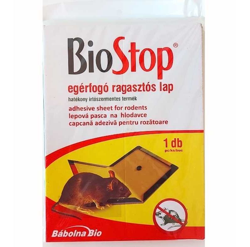 BIOSTOP Egérfogó Ragasztós Lap - Csendes Vadász