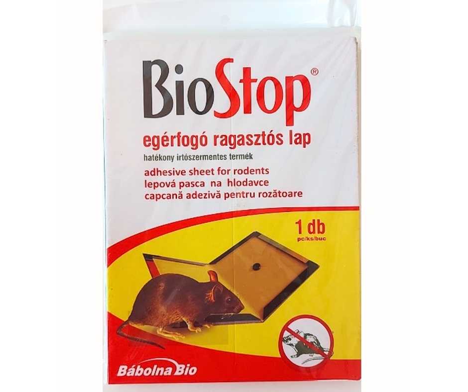 BIOSTOP Egérfogó Ragasztós Lap - Csendes Vadász