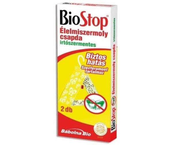 BIOSTOP Élelmiszermoly Csapda 2 db - Láthatatlan Őr a Kamrában