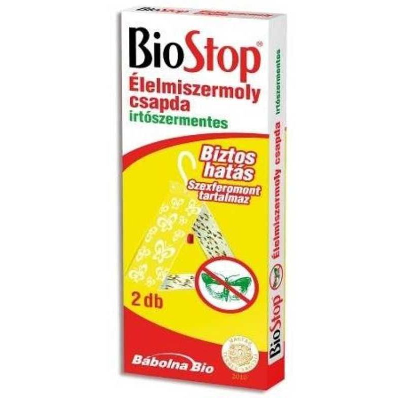 BIOSTOP Élelmiszermoly Csapda 2 db - Láthatatlan Őr a Kamrában