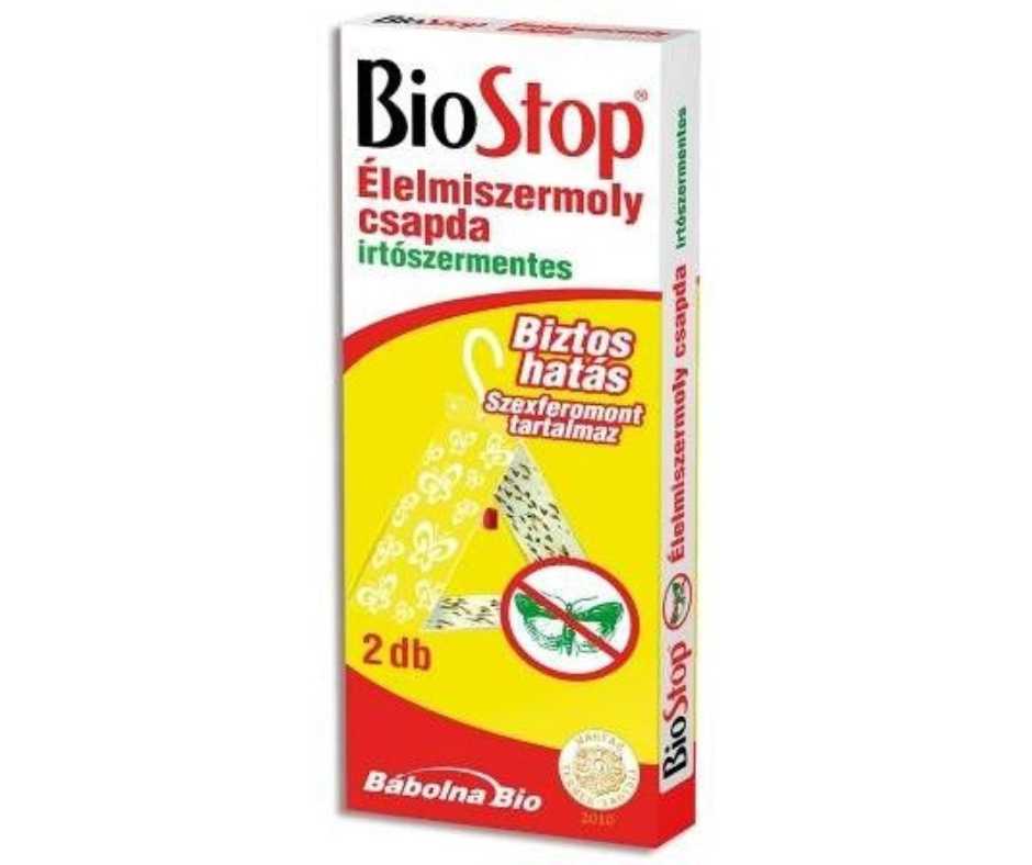 BIOSTOP Élelmiszermoly Csapda 2 db - Láthatatlan Őr a Kamrában