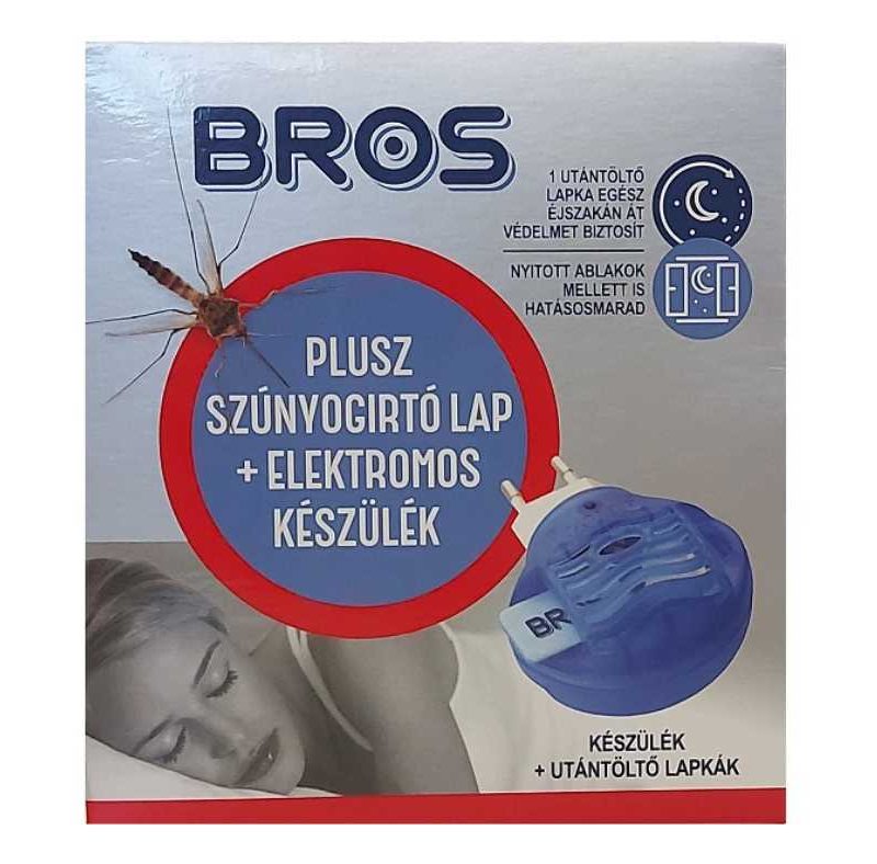 Bros Szúnyogirtó kombi készülék+10 lapka