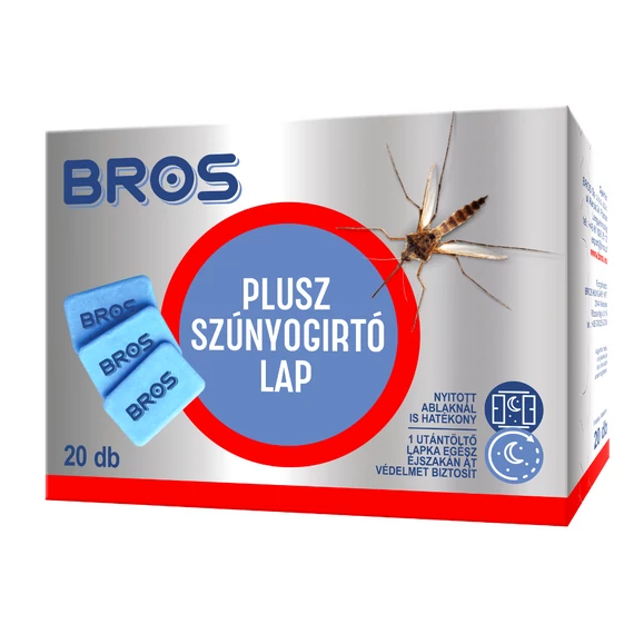 Bros Szúnyogrirtó készülékhez 20ut.lapka