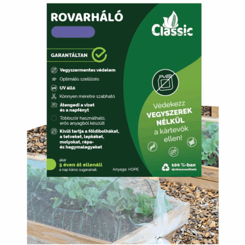 Rovarháló 2 * 10 m