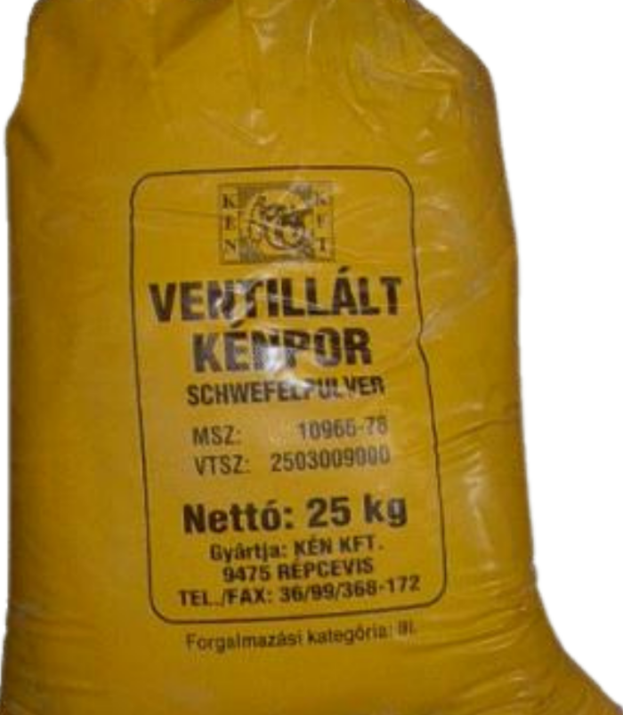 Ventillált kénpor