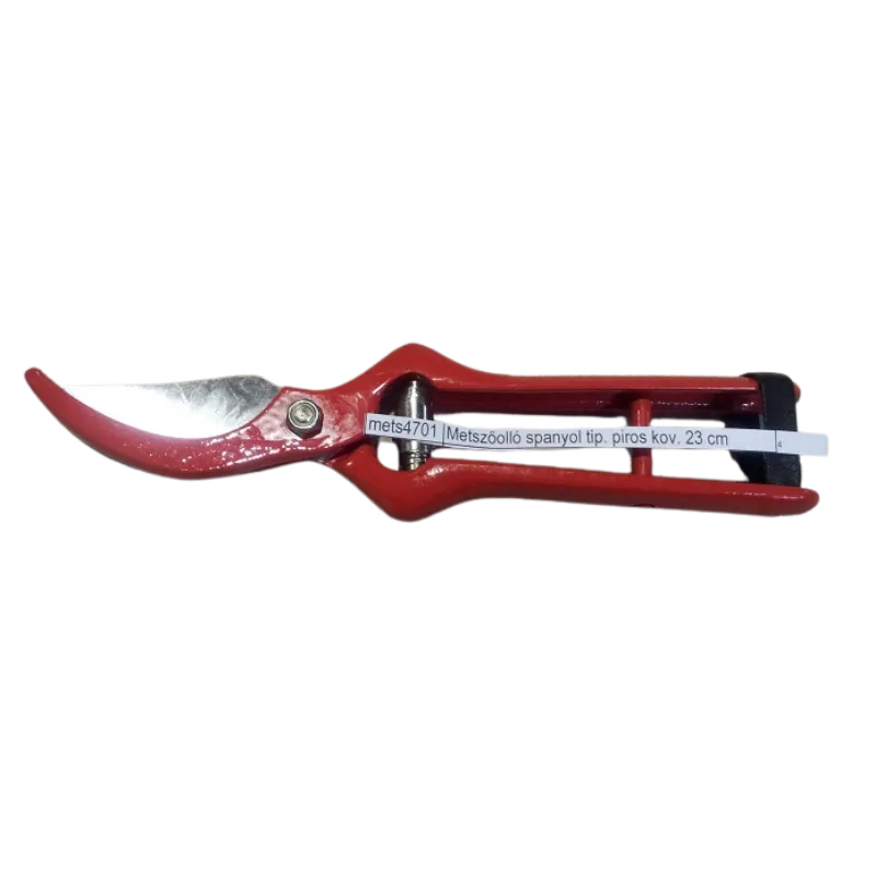 Metszőolló spanyol tip. piros kov. 23 cm