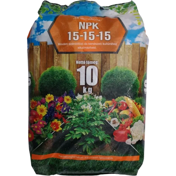 Komplex NPK 15-15-15 Műtrágya 10 kg Komplex NPK 15-15-15 Műtrágya 10 kg
