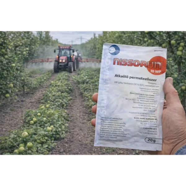 Nissorun 10 WP – hosszú hatástartamú atkaölő tojás, lárva és nympha ellen