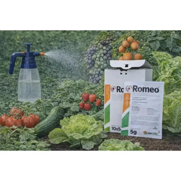 Romeo gombaölő szer 5 g – Bio elicitor szőlőre és zöldségekre | III. kategória – csak üzletben