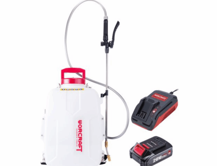 Készlet Worcraft WSET-12, S20Li, ShareSYS, permetező, 1x 2.0 Ah akkumulátor, 1x töltő