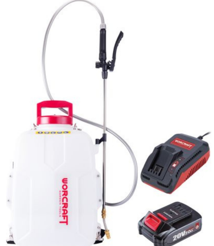 Készlet Worcraft WSET-12, S20Li, ShareSYS, permetező, 1x 2.0 Ah akkumulátor, 1x töltő