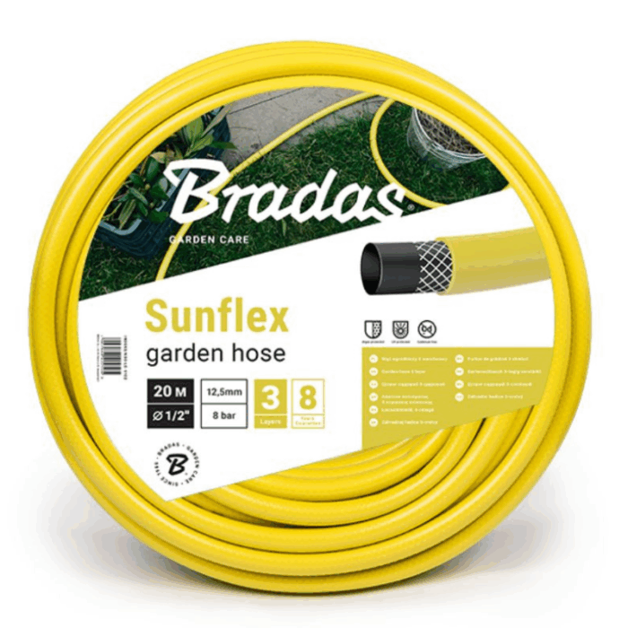 Locsoló tömlő /Sunflex-sárga/ 1/2