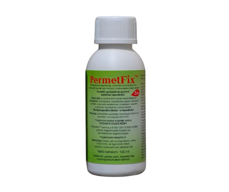 Permetfix 5 ml – Nedvesítőszer és tapadásfokozó rovarölő, gombaölő és gyomirtó szerekhez