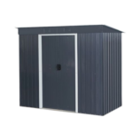 Házikó Strend Pro, Kerti, fémlemez, antracit, alappal, 217 x 110 x 174 cm