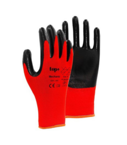 Kesztyű poliészter, nitril mártással TOP MECHANIC 8-as