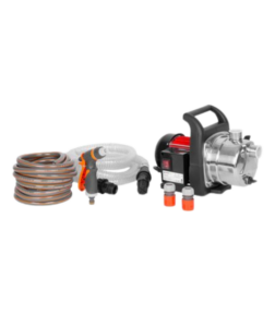 Szivattyú Strend Pro Garden MJP1000, INOX, 1000W, 57 l/perc, kerti, komplett készlet