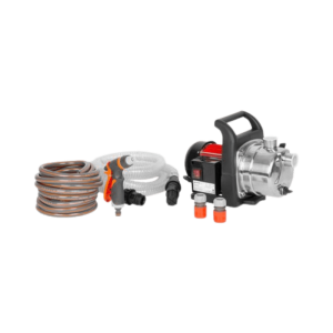Szivattyú Strend Pro Garden MJP1000, INOX, 1000W, 57 l/perc, kerti, komplett készlet