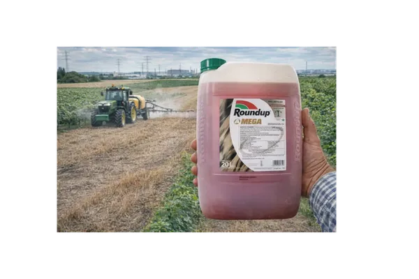Roundup Mega magyarországi felhasználását bemutató kép