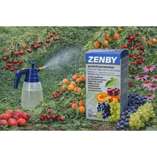 Zenby gombaölő izofetamid – Monília és szürkerothadás elleni professzionális védelem