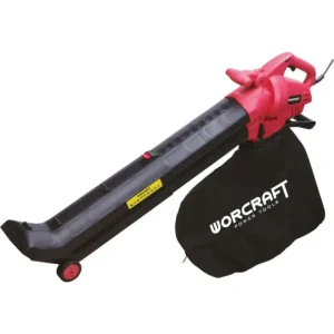 Lombfúvó-szívó Worcraft VB30-45, 45 liter, 3000W, elektromos, 2in1