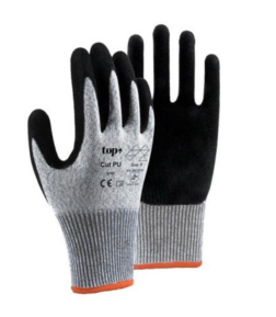 Egy klasszikus, csúszásbiztos PU mártott és vágásbiztos vedőkesztyű. Tulajdonságai: Kevertszálas alapú. Tenyerén PU mártott, fekete és szürke színben. Szellőző kézhát. 5-ös vágásállóság. Gumírozott mandzsetta. EN 388:2016 Védelmi szintek: 4443DX 12 pár/csomag, 120 pár/karton (10 csomag) Méret: 6-12 Kiknek ajánljuk? Minden olyan munkatevékenységhez, ahol fontos a vágásbiztos védőkesztyű használata.