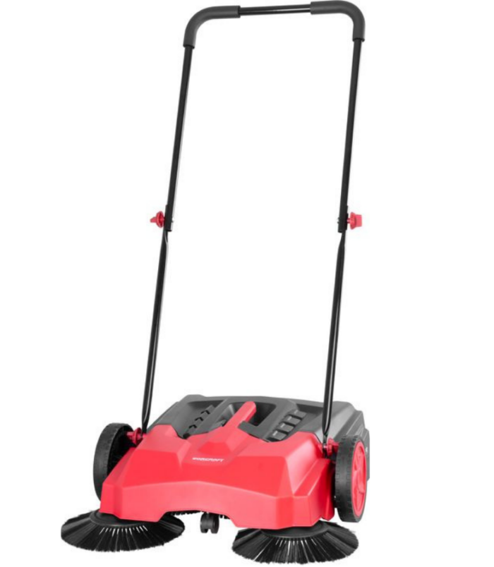 Seprőgép Worcraft HPS-650, mechanikus seprő, 22 literes űrtartalommal