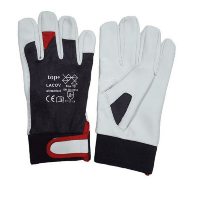 Kesztyű báránybőr pamut kézhát TOP LACOV 10-es