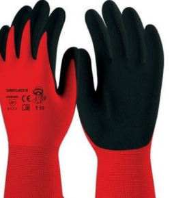 Kesztyű mártott latex GAN1Laci10 (10db/cs)