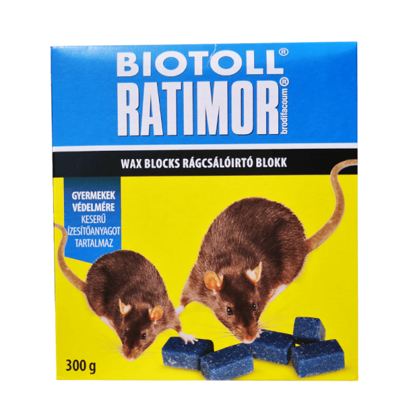 BIOTOLL Ratimor Paraf.blokk 300g