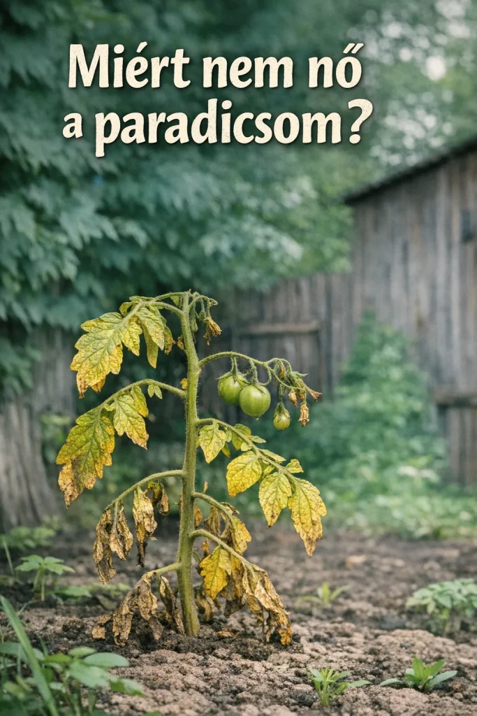 Miért nem nő a paradicsom? 