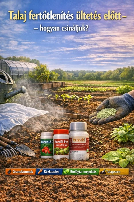 Talaj fertőtlenítés ültetés előtt – hogyan csináljuk? Teljes útmutató