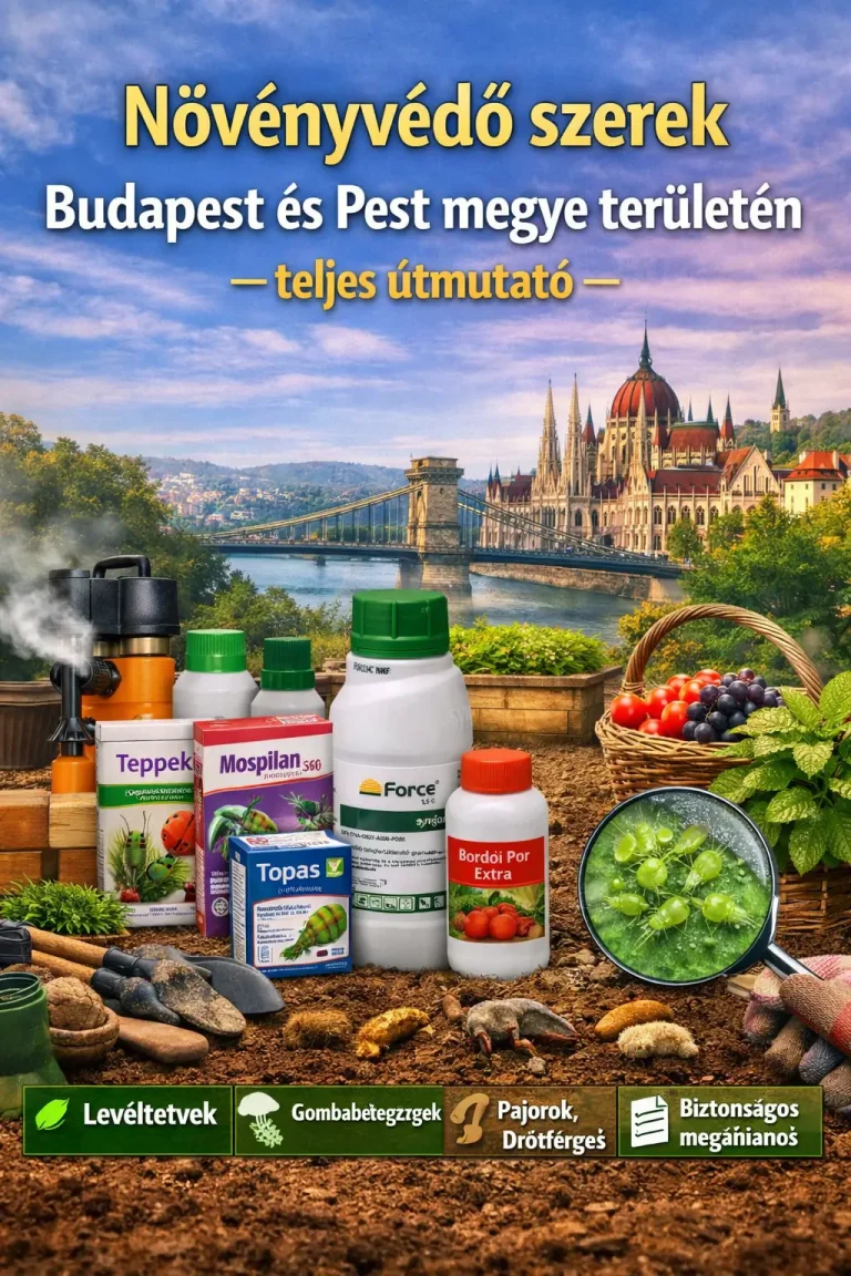 Növényvédő szerek Budapest és Pest megye területén – teljes útmutató