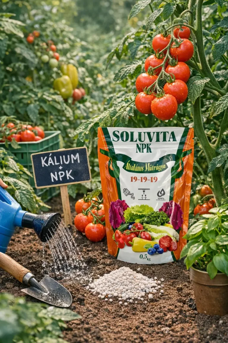 Termésnövelés lépésről lépésre: HORTI grow, N‑extra, Soluvita