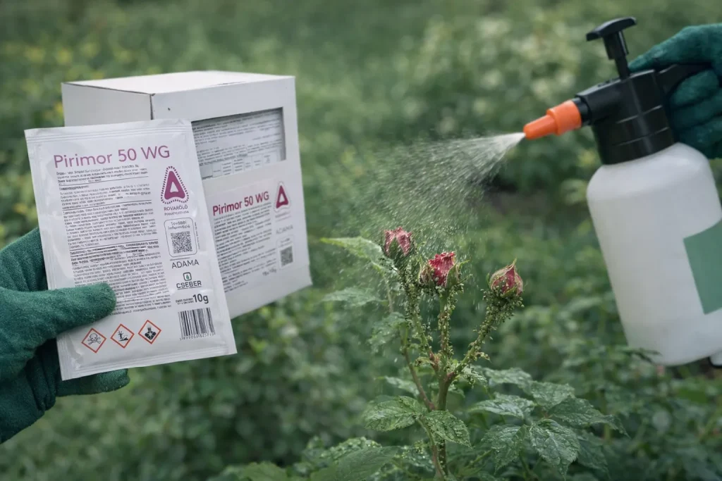 Pirimor használata – célzott védekezés levéltetvek ellen Ürömön és Pest megyében (2026 útmutató)