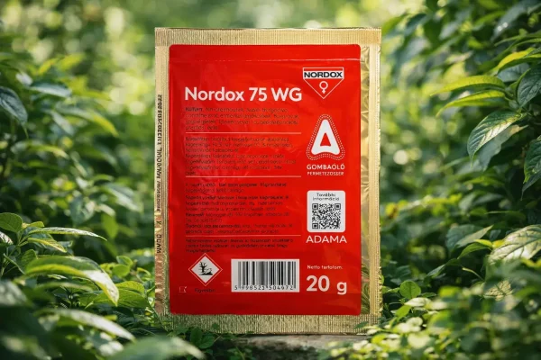 Nordox 75 WG – prémium réztartalmú gombaölő szer gyümölcsfákra és zöldségekre (2026 útmutató Üröm és Pest megye kertjeihez)