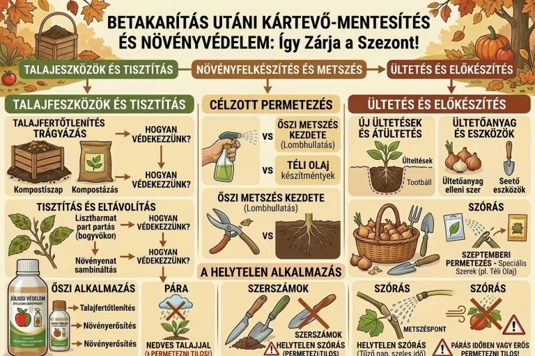 Betakarítás Utáni Kártevő-mentesítés és Növényvédelem Ősszel