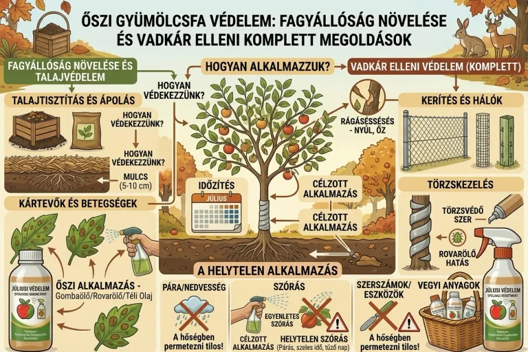Őszi Gyümölcsfa Védelem: Fagyállóság Növelése és Vadkár Elleni Komplett Megoldások