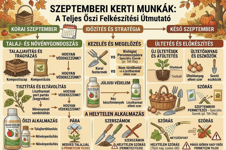 Szeptemberi Kerti Munkák: A Teljes Őszi Felkészítési Útmutató
